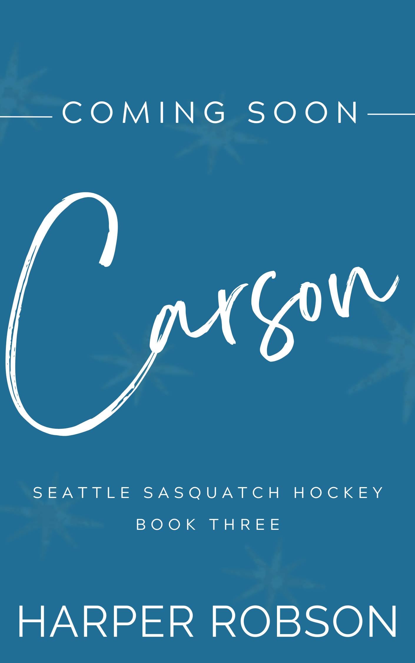 Carson: Seattle Sasquatch Book 3 (Pre-Order)